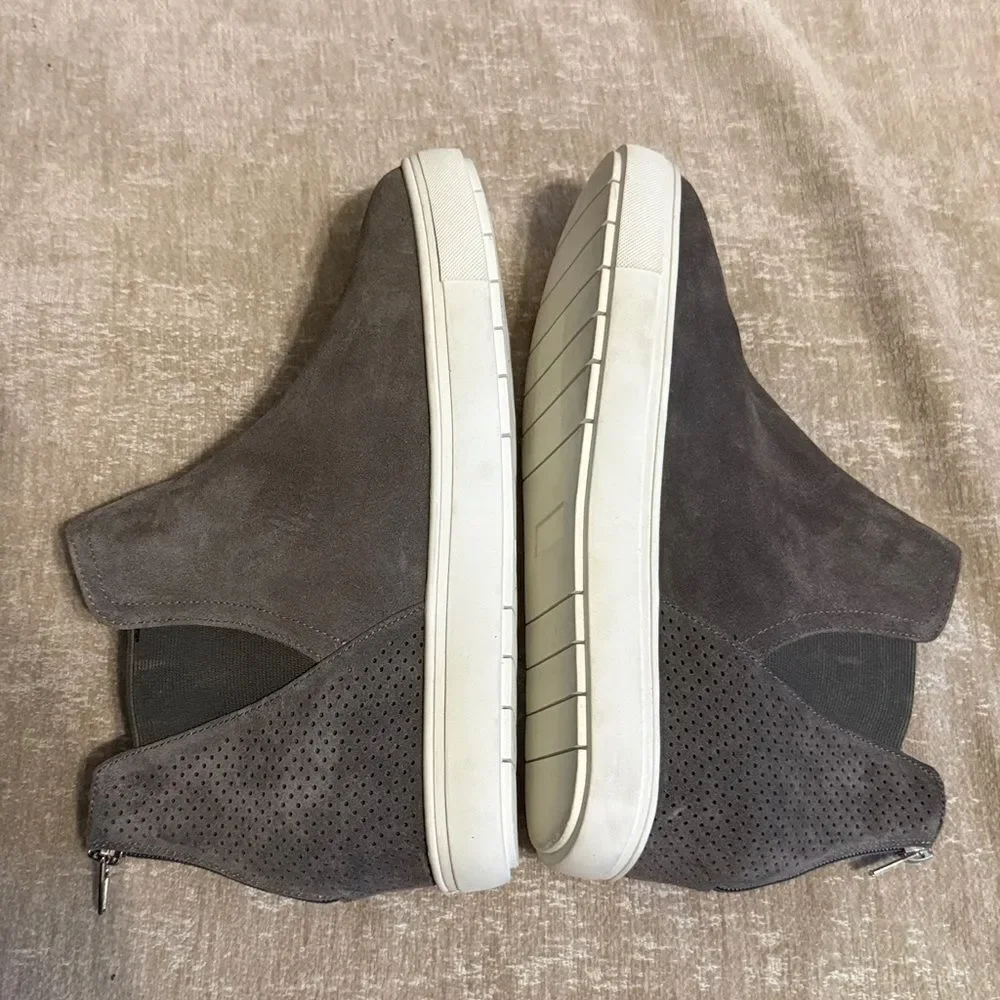 INC International Concepts Tayla hidden heel suede ankle wedge sneaker